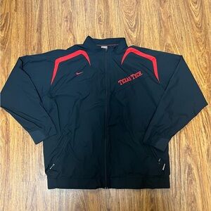 Nike Texas Tech FIT STORM Black and Red Tracksuit Jacket XXL